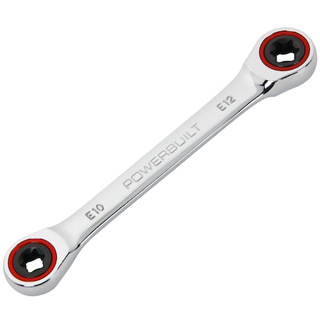 Powerbuilt E10 X E12 E-Star Ratcheting Wrench 641760